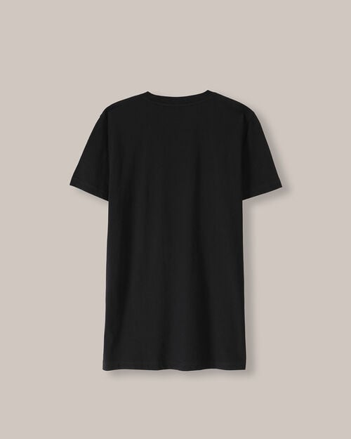 Playera Larga Negra
